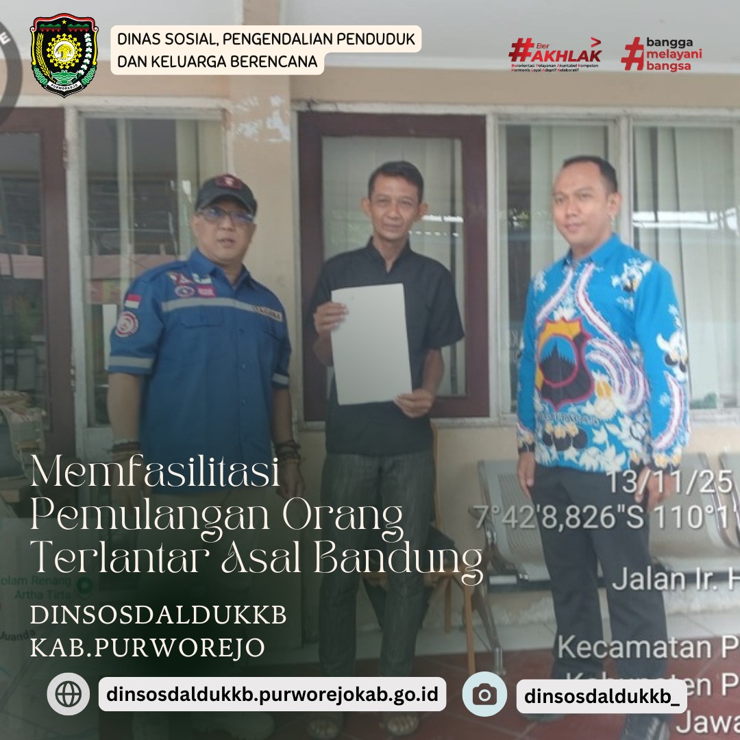 Memfasilitasi Pemulangan Orang Terlantar Asal Bandung