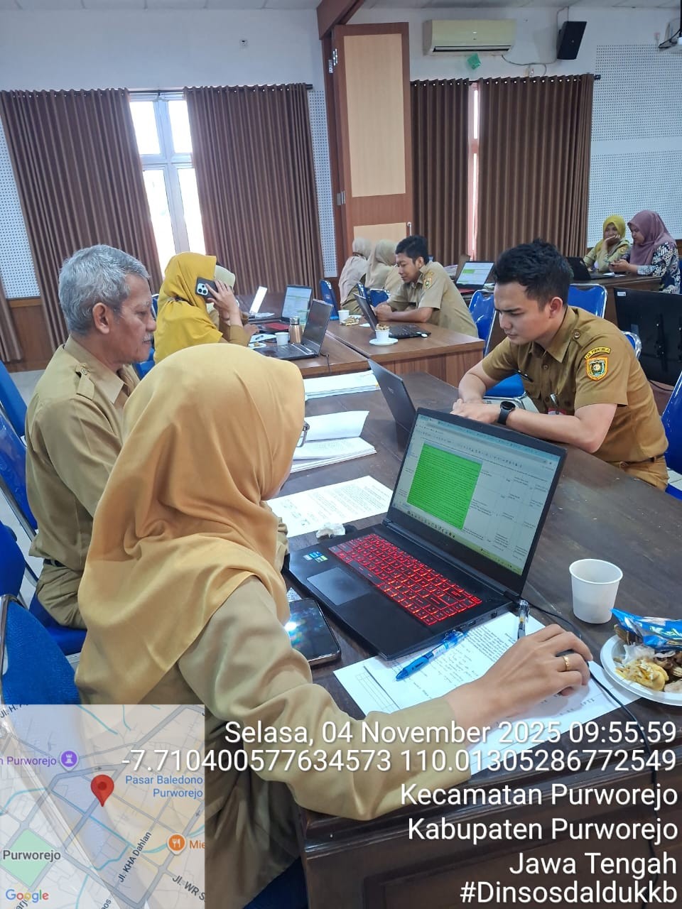 DINSOSDALDUKKB Kabupaten Purworejo Laksanakan Desk Meta Data Indikator Tujuan, Sasaran, dan Program Renstra 2025–2029