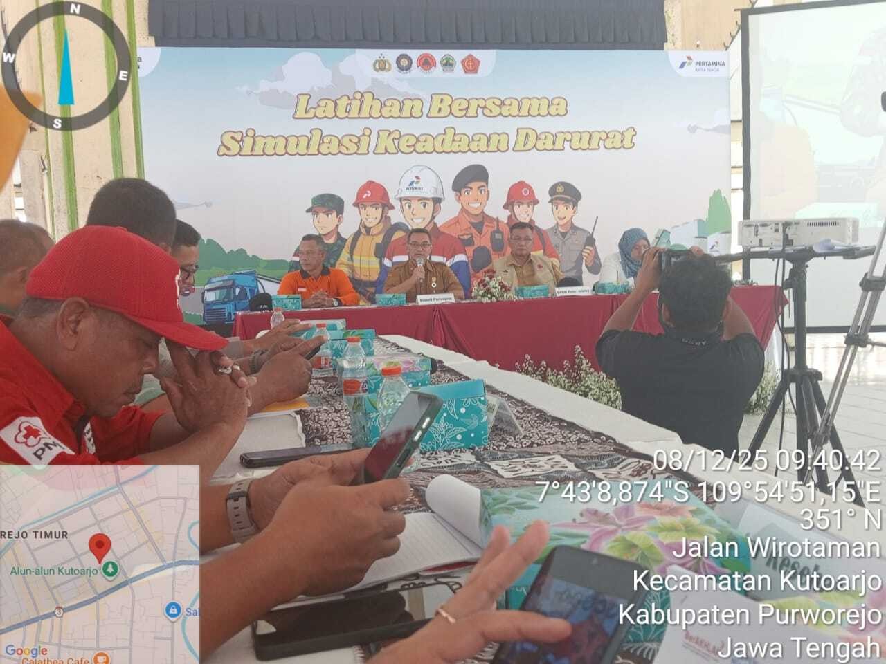 Penguatan Kesiapsiagaan Daerah Hadapi Risiko Bencana, DINSOSDALDUKKB Hadiri Table Top Exercise Simulasi Keadaan Darurat