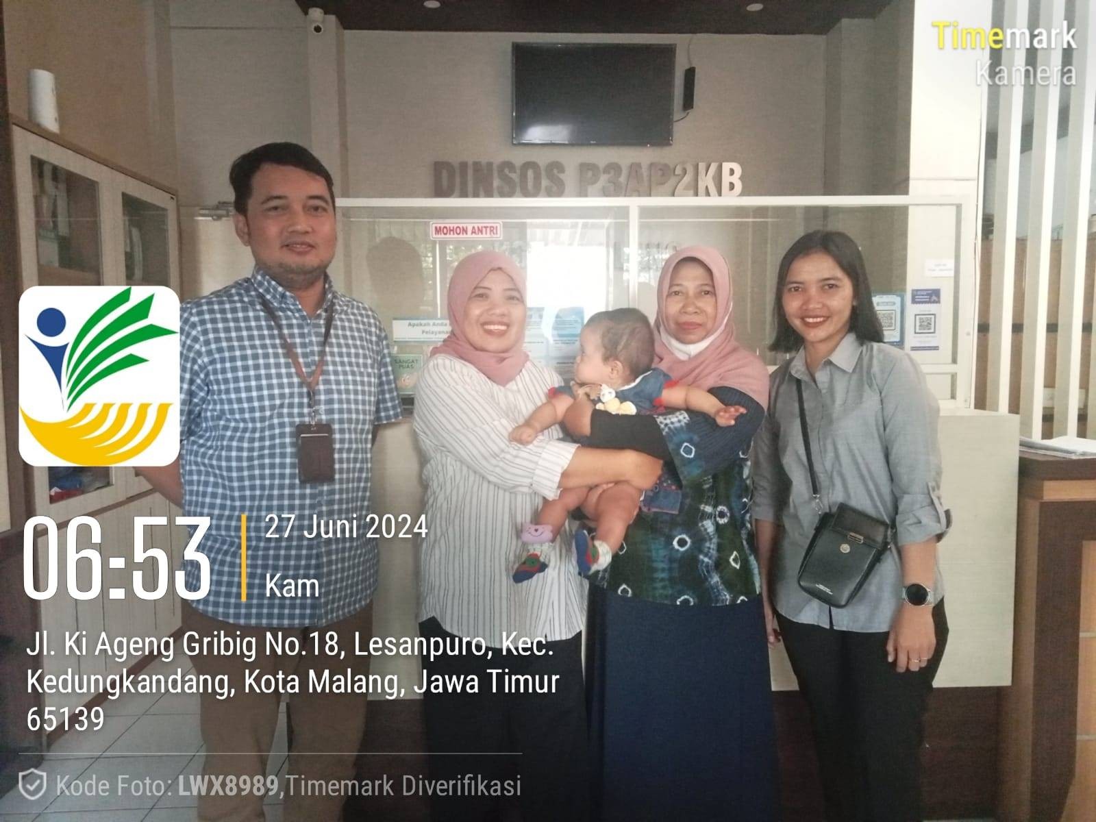 Dinas Sosial, Pengendalian Penduduk dan Keluarga Berencana (Dinsosdaldukkb) Kabupaten Purworejo Menyelenggarakan Serah Terima Bayi Korban TTPPO.