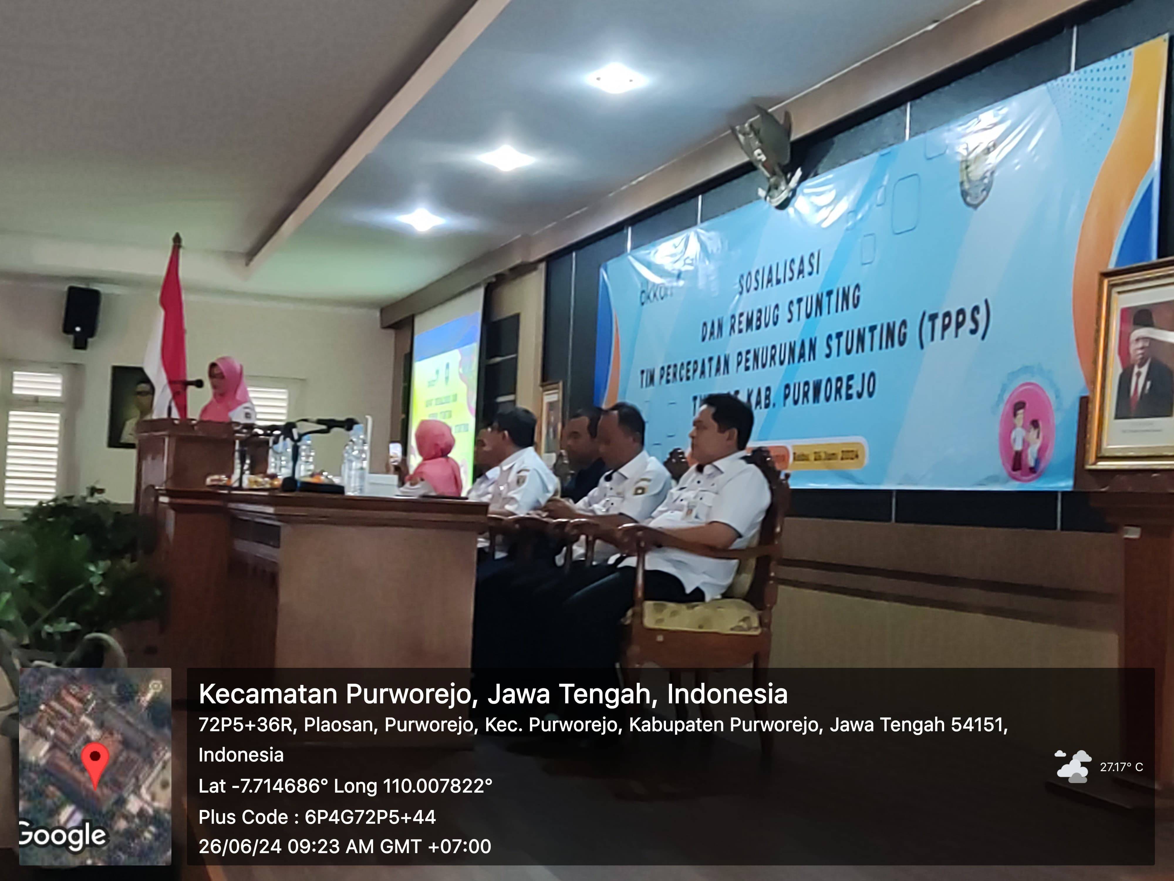 Sosialisasi dan Rembug Stunting di Purworejo: Upaya Menurunkan Angka Stunting